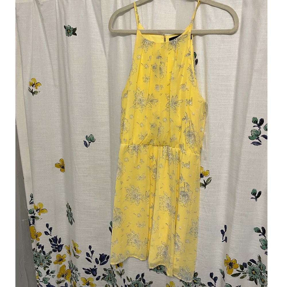 Yellow Floral Dress
